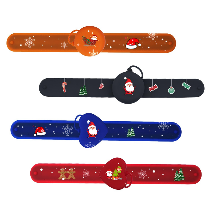 Christmas silicone hand sanitizer watch band