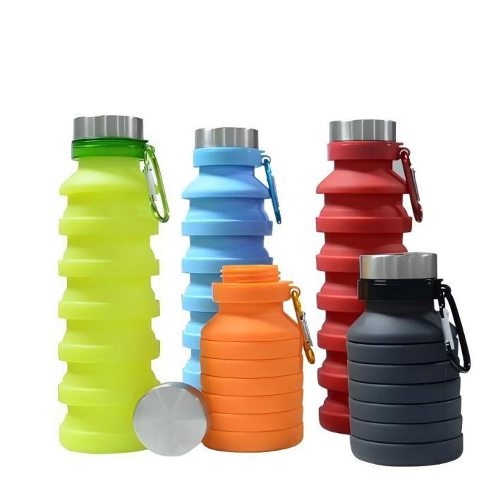 Collapsible Water Bottle  For Sports, Camping, Hiking, Outdoor Activities