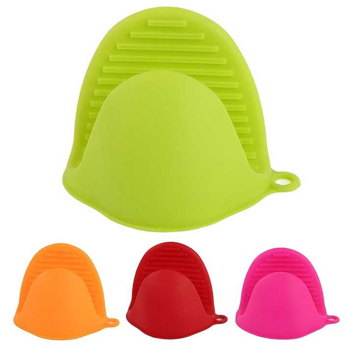 Custom Logo Heat Resistant Mini Oven Mitts For Cooking Grilling  Smoker  Baking